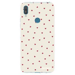 Átlátszó szilikon tok az alábbi mobiltelefonokra Huawei Y7 2019 - Little Love