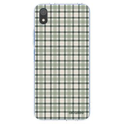 Átlátszó szilikon tok az alábbi mobiltelefonokra Xiaomi Redmi 7A - Sage Tartan