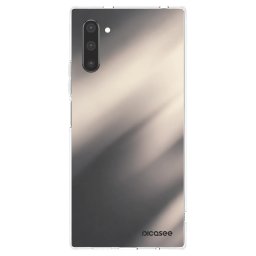 Átlátszó szilikon tok az alábbi mobiltelefonokra Samsung Galaxy Note 10 N970F - Smoky Beige