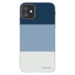 Átlátszó szilikon tok az alábbi mobiltelefonokra Apple iPhone 11 - Coastal Blue