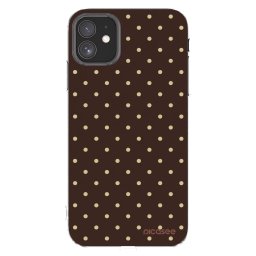 Átlátszó szilikon tok az alábbi mobiltelefonokra Apple iPhone 11 - Vanilla Dots & Chocolate