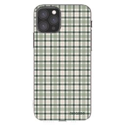 Átlátszó szilikon tok az alábbi mobiltelefonokra Apple iPhone 11 Pro - Sage Tartan