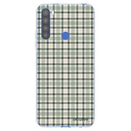 Átlátszó szilikon tok az alábbi mobiltelefonokra Xiaomi Redmi Note 8T - Sage Tartan