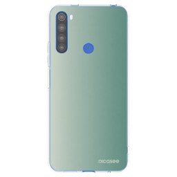 Átlátszó szilikon tok az alábbi mobiltelefonokra Xiaomi Redmi Note 8T - Misty Sage