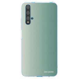 Átlátszó szilikon tok az alábbi mobiltelefonokra Huawei Nova 5T - Misty Sage