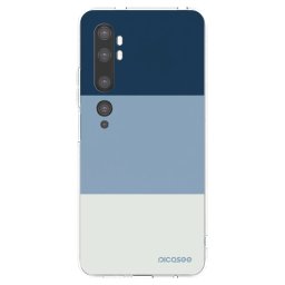 Átlátszó szilikon tok az alábbi mobiltelefonokra Xiaomi Mi Note 10 (Pro) - Coastal Blue
