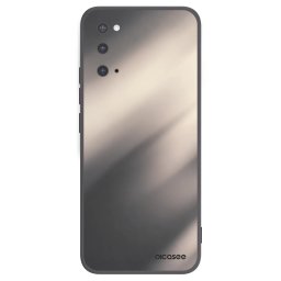 Fekete szilikon tok az alábbi mobiltelefonokra Samsung Galaxy S20 G980F - Smoky Beige