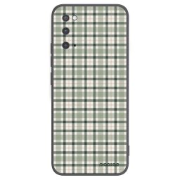 Fekete szilikon tok az alábbi mobiltelefonokra Samsung Galaxy S20 G980F - Sage Tartan