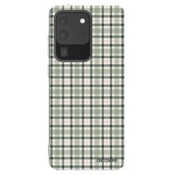 Átlátszó szilikon tok az alábbi mobiltelefonokra Samsung Galaxy S20 Ultra 5G G988F - Sage Tartan