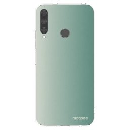 Átlátszó szilikon tok az alábbi mobiltelefonokra Huawei P40 Lite E - Misty Sage