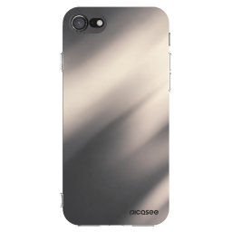 Átlátszó szilikon tok az alábbi mobiltelefonokra Apple iPhone SE 2020 - Smoky Beige