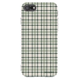 Átlátszó szilikon tok az alábbi mobiltelefonokra Apple iPhone SE 2020 - Sage Tartan
