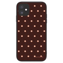 ULTIMATE CASE Apple iPhone 11 - készülékre - Peach Dots & Chocolate