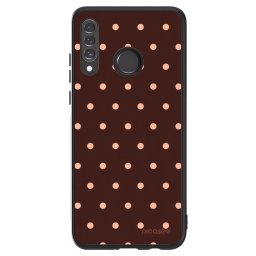ULTIMATE CASE Huawei P30 Lite - készülékre - Peach Dots & Chocolate