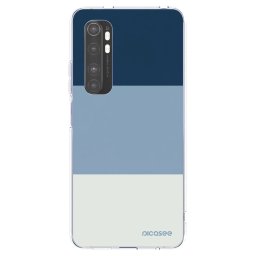 Átlátszó szilikon tok az alábbi mobiltelefonokra Xiaomi Mi Note 10 Lite - Coastal Blue