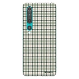 Átlátszó szilikon tok az alábbi mobiltelefonokra Xiaomi Mi 10 - Sage Tartan