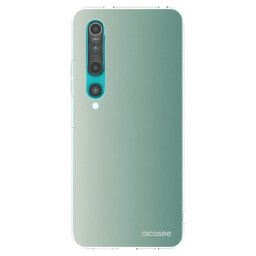 Átlátszó szilikon tok az alábbi mobiltelefonokra Xiaomi Mi 10 - Misty Sage