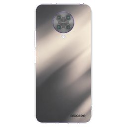 Átlátszó szilikon tok az alábbi mobiltelefonokra Xiaomi Poco F2 Pro - Smoky Beige