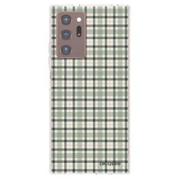 Átlátszó szilikon tok az alábbi mobiltelefonokra Samsung Galaxy Note 20 Ultra - Sage Tartan