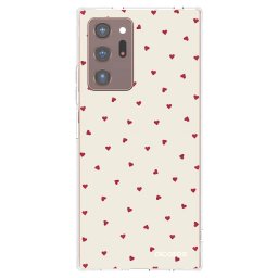 Átlátszó szilikon tok az alábbi mobiltelefonokra Samsung Galaxy Note 20 Ultra - Little Love