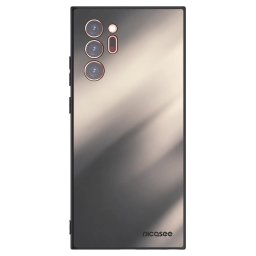 Fekete szilikon tok az alábbi mobiltelefonokra Samsung Galaxy Note 20 Ultra - Smoky Beige