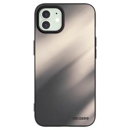 Fekete szilikon tok az alábbi mobiltelefonokra Apple iPhone 12 Pro - Smoky Beige