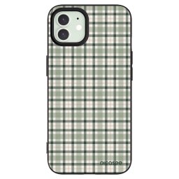 Fekete szilikon tok az alábbi mobiltelefonokra Apple iPhone 12 Pro - Sage Tartan
