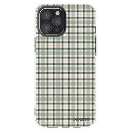 Átlátszó szilikon tok az alábbi mobiltelefonokra Apple iPhone 12 Pro Max - Sage Tartan