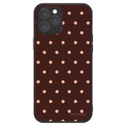 ULTIMATE CASE Apple iPhone 12 Pro Max - készülékre - Peach Dots & Chocolate