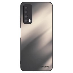 Fekete szilikon tok az alábbi mobiltelefonokra Huawei P Smart 2021 - Smoky Beige