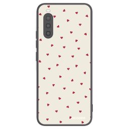Fekete szilikon tok az alábbi mobiltelefonokra Sony Xperia 10 II - Little Love