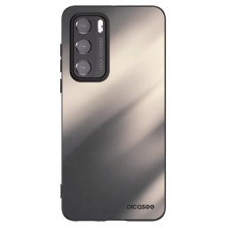 Fekete szilikon tok az alábbi mobiltelefonokra Huawei P40 - Smoky Beige