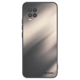 Fekete szilikon tok az alábbi mobiltelefonokra Xiaomi Mi 10 Lite - Smoky Beige