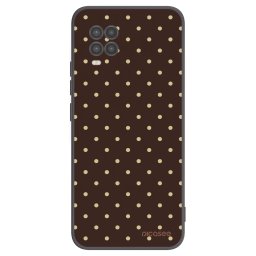 Fekete szilikon tok az alábbi mobiltelefonokra Xiaomi Mi 10 Lite - Vanilla Dots & Chocolate