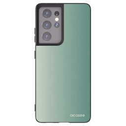 Fekete szilikon tok az alábbi mobiltelefonokra Samsung Galaxy S21 Ultra 5G G998B - Misty Sage