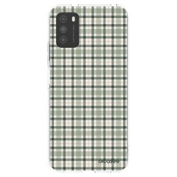 Átlátszó szilikon tok az alábbi mobiltelefonokra Xiaomi Poco M3 - Sage Tartan