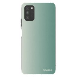 Átlátszó szilikon tok az alábbi mobiltelefonokra Xiaomi Poco M3 - Misty Sage