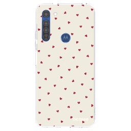Átlátszó szilikon tok az alábbi mobiltelefonokra Motorola Moto G8 - Little Love
