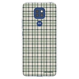 Átlátszó szilikon tok az alábbi mobiltelefonokra Motorola Moto G9 Play - Sage Tartan