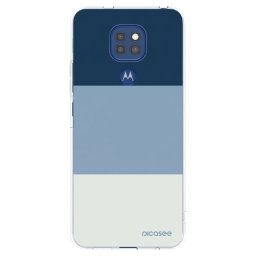Átlátszó szilikon tok az alábbi mobiltelefonokra Motorola Moto G9 Play - Coastal Blue