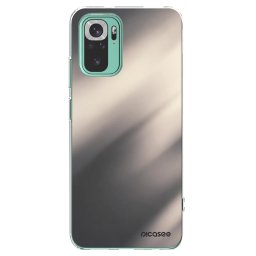 Átlátszó szilikon tok az alábbi mobiltelefonokra Xiaomi Redmi Note 10 Pro - Smoky Beige