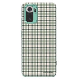 Átlátszó szilikon tok az alábbi mobiltelefonokra Xiaomi Redmi Note 10 Pro - Sage Tartan