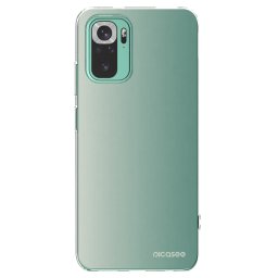 Átlátszó szilikon tok az alábbi mobiltelefonokra Xiaomi Redmi Note 10 Pro - Misty Sage