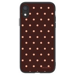 ULTIMATE CASE Apple iPhone XR - készülékre - Peach Dots & Chocolate