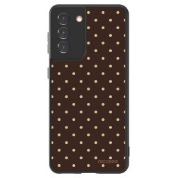 ULTIMATE CASE Samsung Galaxy S21 5G G991B - készülékre - Vanilla Dots & Chocolate