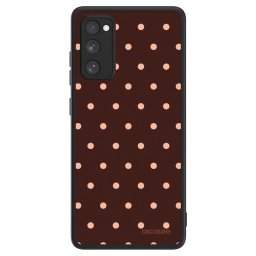 ULTIMATE CASE Samsung Galaxy S20 FE - készülékre - Peach Dots & Chocolate