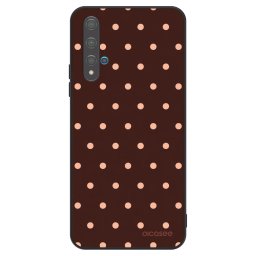 ULTIMATE CASE Huawei Nova 5T - készülékre - Peach Dots & Chocolate