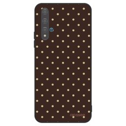 ULTIMATE CASE Huawei Nova 5T - készülékre - Vanilla Dots & Chocolate