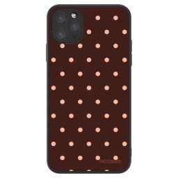 ULTIMATE CASE Apple iPhone 11 Pro Max - készülékre - Peach Dots & Chocolate