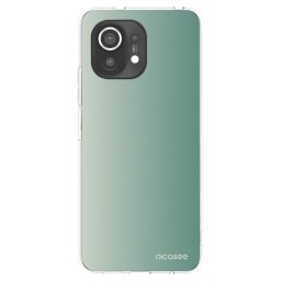 Átlátszó szilikon tok az alábbi mobiltelefonokra Xiaomi Mi 11 - Misty Sage